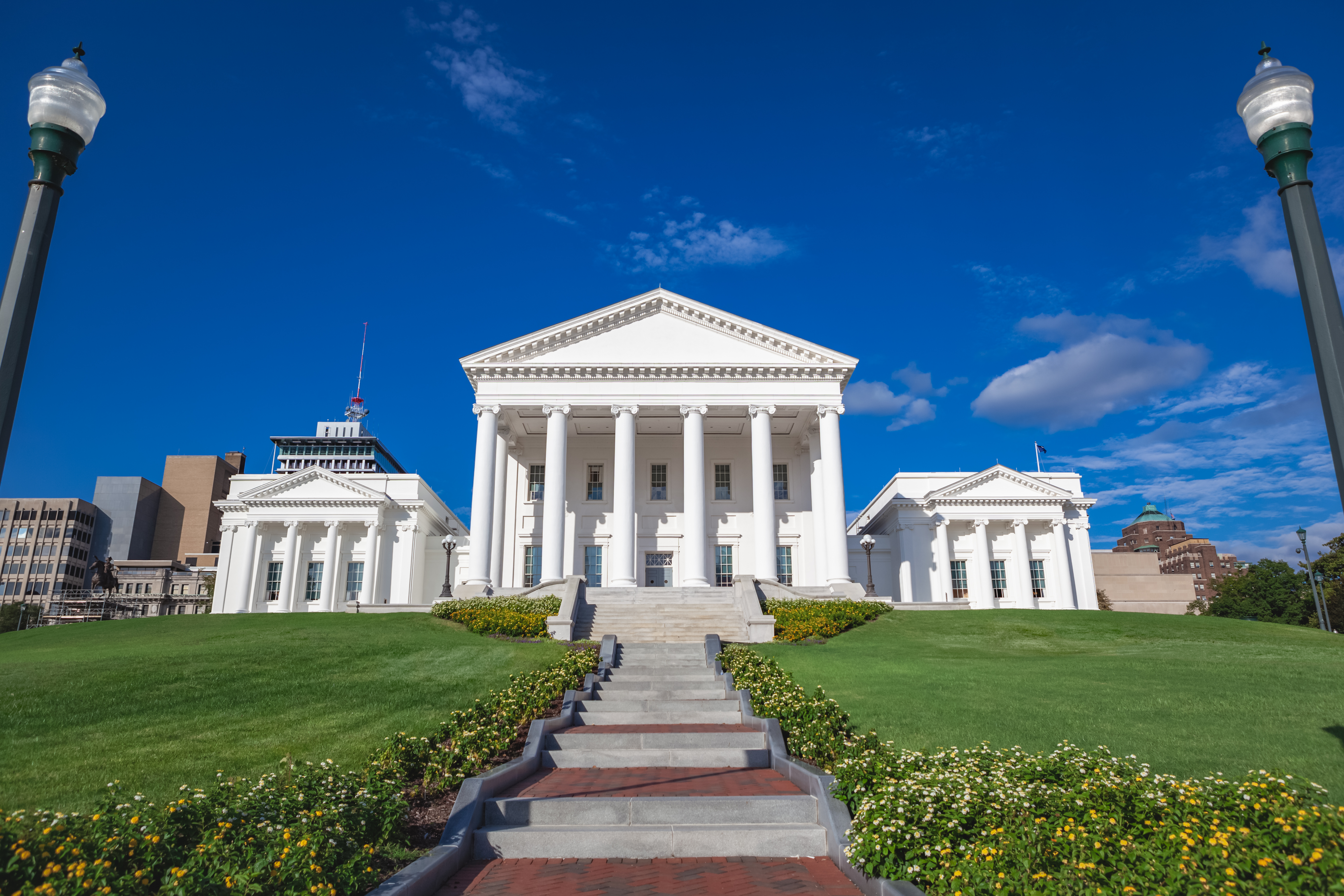 White Government Building